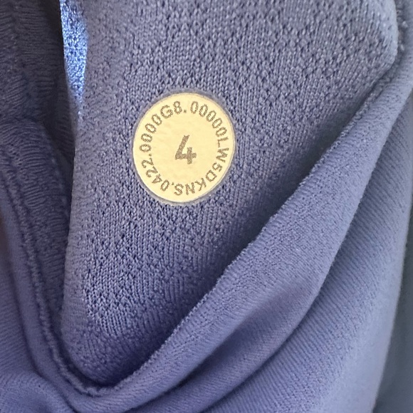 Lululemon Groove Super-High-Rise Flared Pant Nulu Wild Indigo Sz 4 - Picture 5 of 6